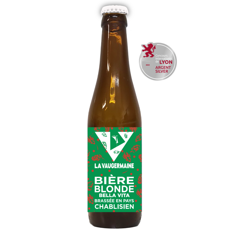 Bière blonde au basilic frais